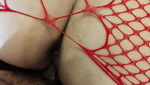 Stepmother Masturbates with Sex Doll, Stepson Spies on Her with Lust.