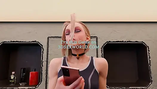 Hardcore-gangbang: 4 riesige schwänze für cammy (3D sexspiel)