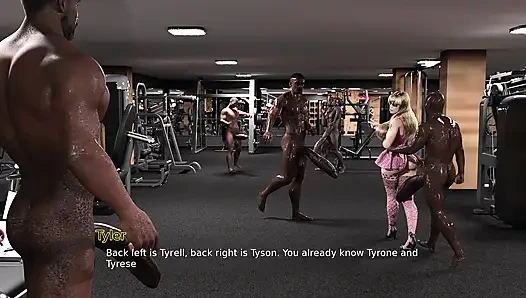 Betrügende Versaute Blonde Ehefrau Von Vielen Großen Schwarzen Schwänzen Im Gangbang