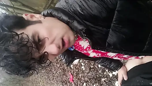 Boring Rainy Day, We Were Horny, so I Gave My Cock Inside Friend Ass