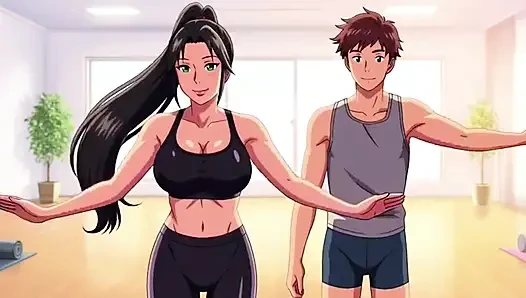 Stepmom's private Yoga Instruction turns extremely hot and taboo 3D Anime