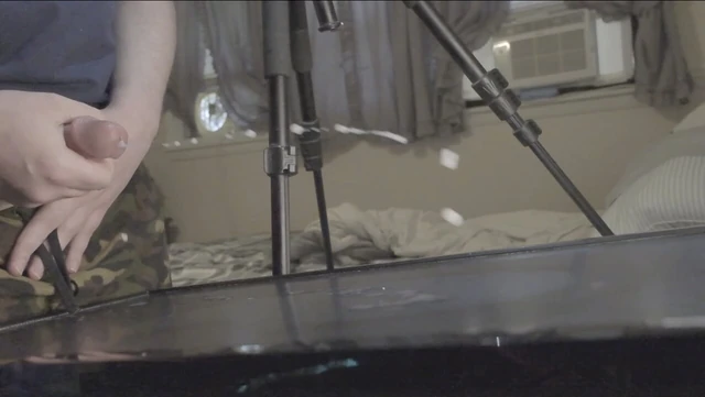 Slow-motion cumshot #13! Busting a big ol' nut!