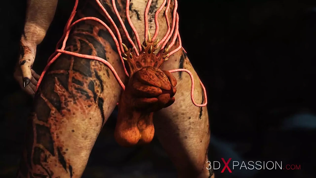 Super horny sexy secretary has hard anal sex by predator Futa