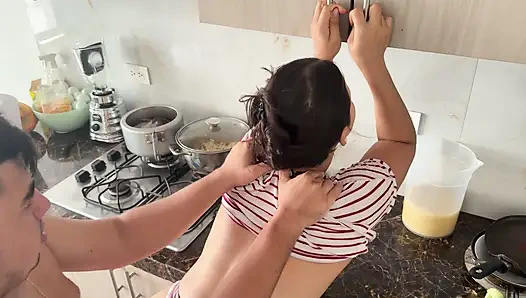 My stepmom tricked me into cumming in her