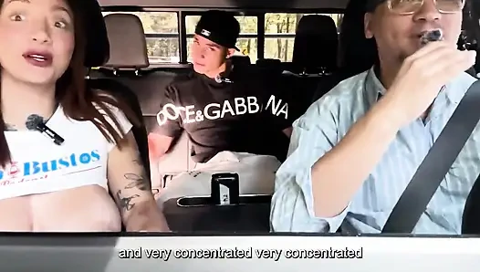 Khloe скачет на члене мужчины, пока он не заполнит ее киску горячей спермой на Хуан-Бусто-роуд