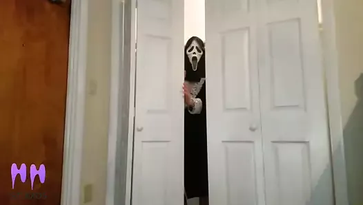 Step Step Son Spies On Aunt For Halloween Prank (Preview)