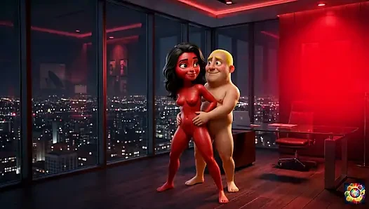 Romantik çift şehvetli bir geceyi paylaşıyor - ai hentai asmr