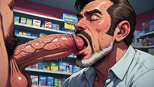 Sucking Cock in Stores Art