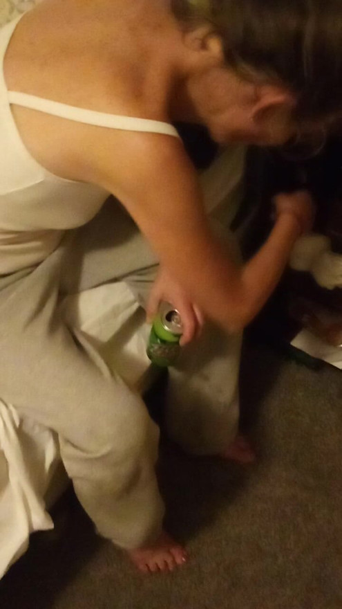 Megan Moore's morning ass spanking