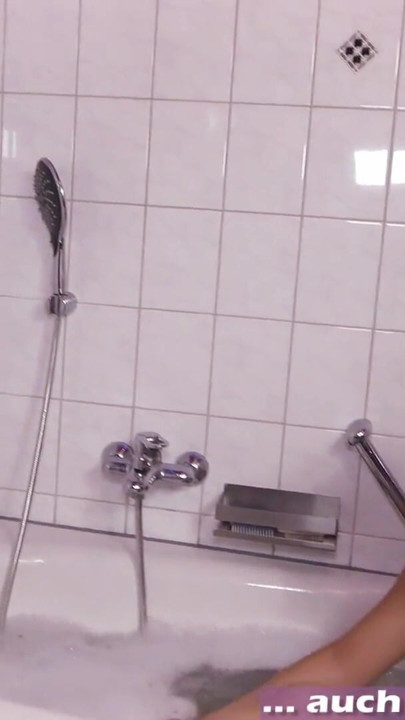 German petite skinny amateur teen meet guy for bathroom sex | Clip 1