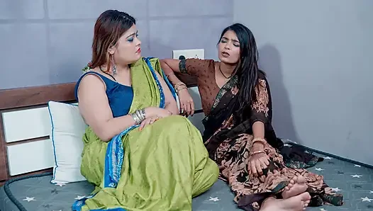 Desi stepsister convince her Bhabhi to give sexual pleasure to her partner