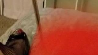 Sumisa mariquita crossdresser en ballbusting