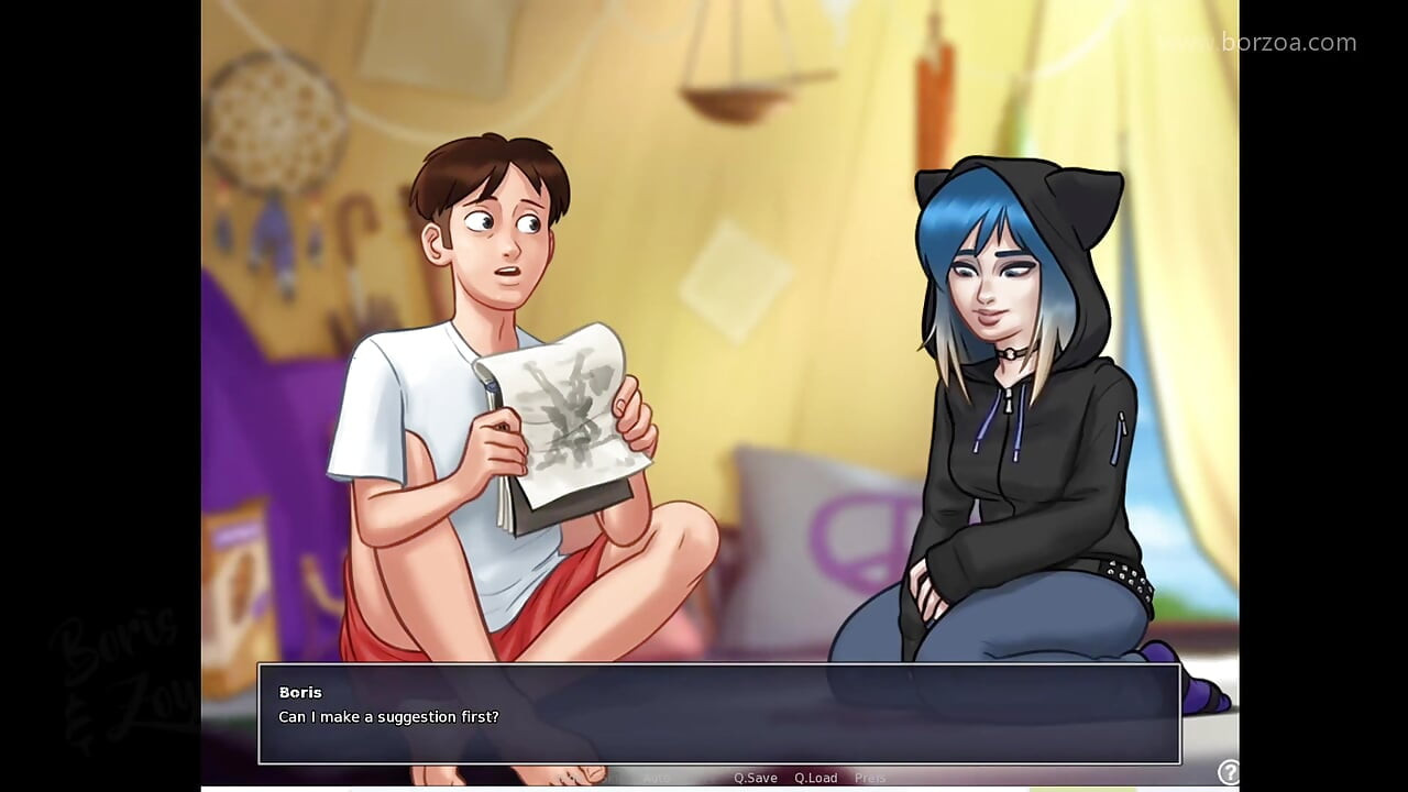 아주 수줍은 이모 소녀가 귀여운 소녀였기 때문에 처음으로 귀여운 젖탱이를 보여줘. (서머타임 사가 - 이브 1)