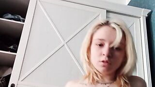 Heißes selbstgedrehtes Masturbations-Video mit Orgasmus