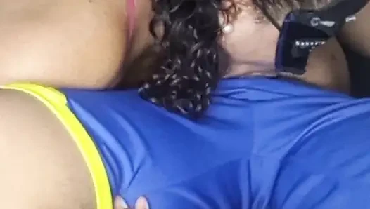 Mother-in-law and stepdaughter sucking cock compilation