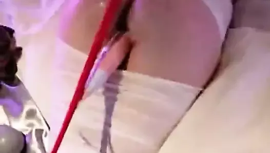 magic wand insertion, bondage, woman’s pussy 1