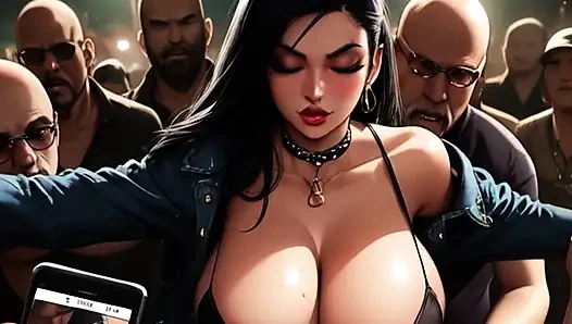 Pelacur semok dijilat dan dientot di mosh pit