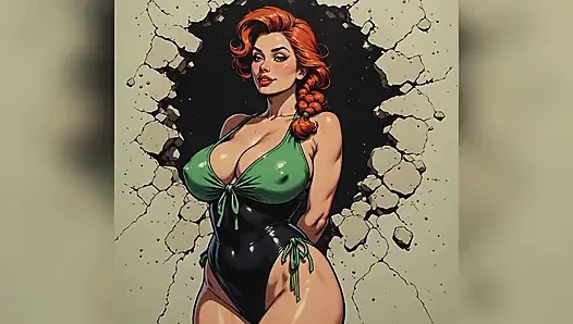 Swimsuit Cleavage Non-nude Art