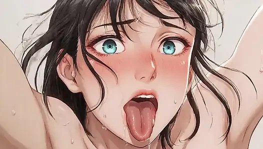 Tongue licking scene