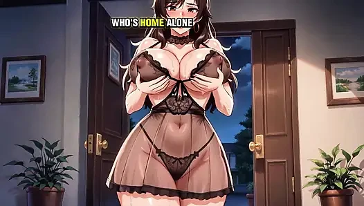 Istri yang Ditolak Memanggil Pria Pengantar Malam Untuk Seks - Hentai Tanpa Sensor