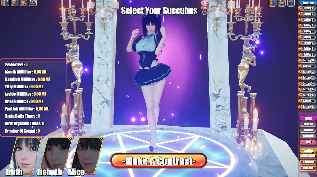 Succubus Cafe - Partea 5 - Două gagici sexy pentru o pulă de Loveskysanhentai