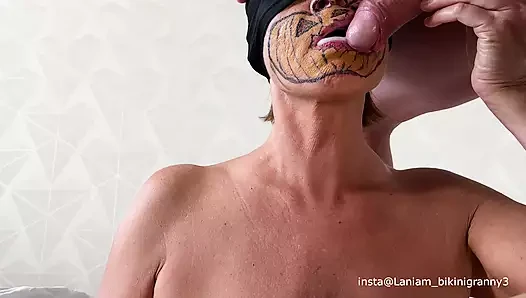 Milf pumpkin oral creampie cumshot