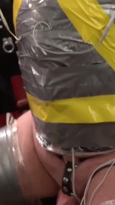 Elektronippel och kuk chocker i kanalband bondage | Klipp 1