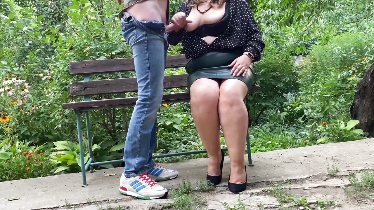 A Stepmother Caring for Her Stepson in a Public Park