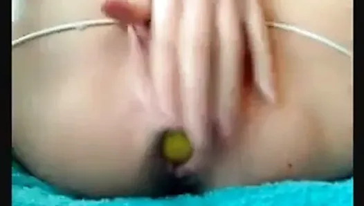 I am pierced heavy labia piecings on clean shaved pussy