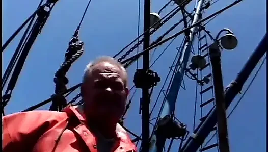 The Huge Bitch Gets Fucked and Creamed by a Man in a Dolphin Costume