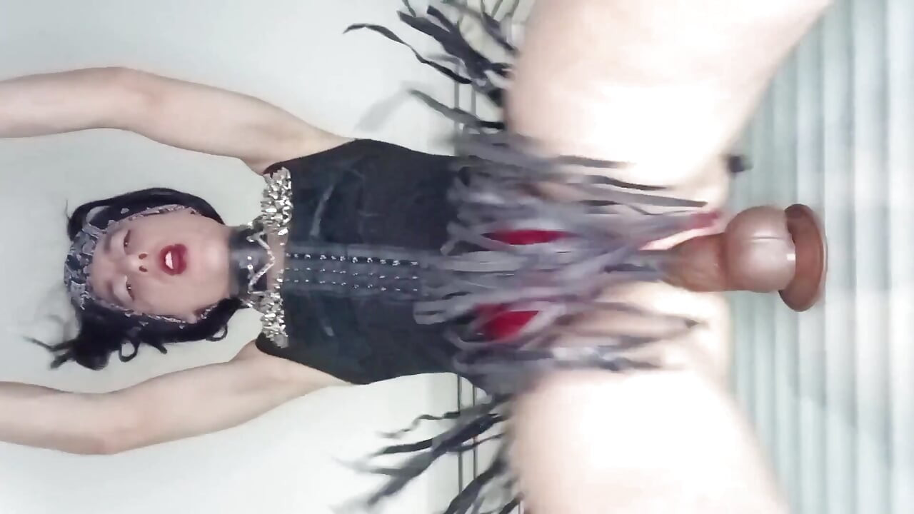 İspanyol Crossdresser Binici Horoz