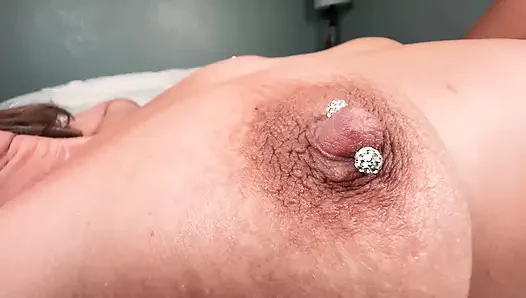 Meme ucu piercing ibadeti - meme halkalarımı değiştiriyorum ve meme ucu turu