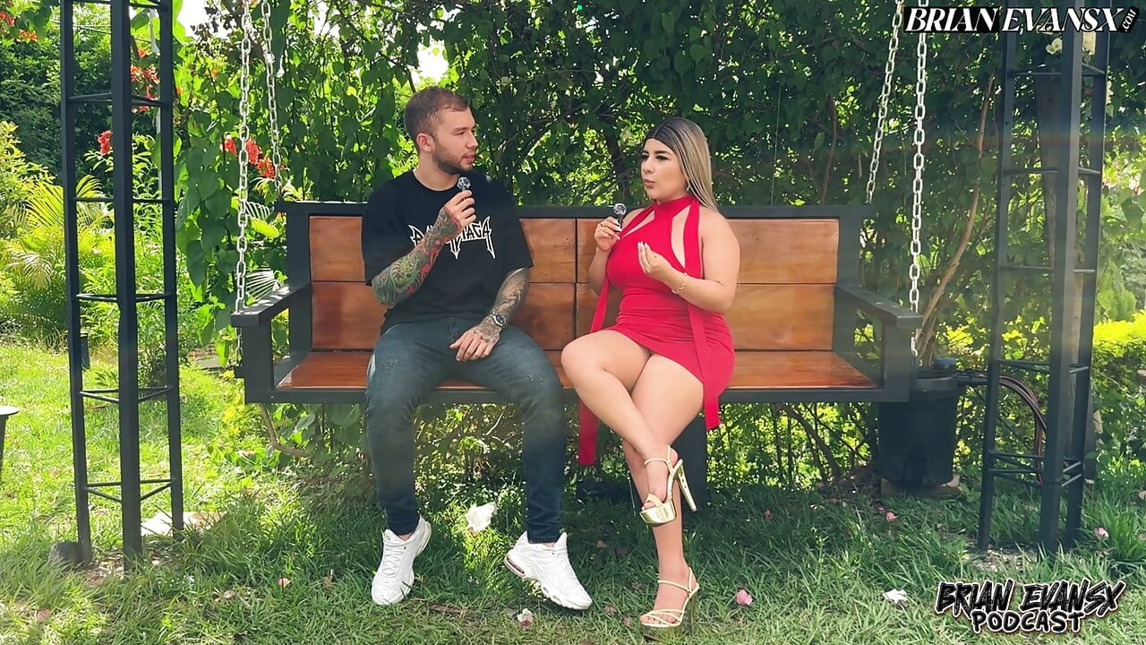 Blonde Colombian Naty Delgado has a podcast that ends with outdoor sex - Brian Evansx