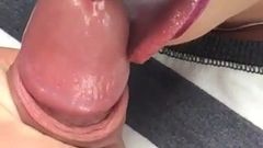 Very biggest load of cum in mouth
