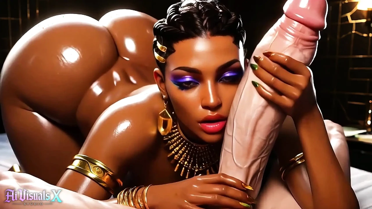Beautiful EBONY Babes with BWC - Interracial Fantasy Edit (AI Generated)