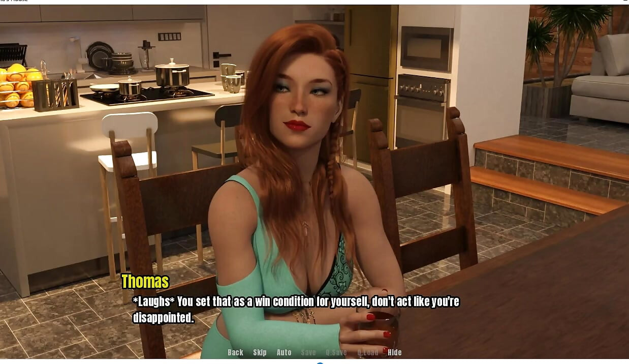 Grandma's House Gameplay Fiona lost bet and get anal licking