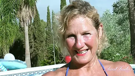 AuntJudys - Your New Pool Lady Mrs. Molly Sucks Your Cock (POV)