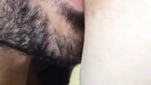 Arab guy gently sucks and bites my big sagging tits until my puffy nipples