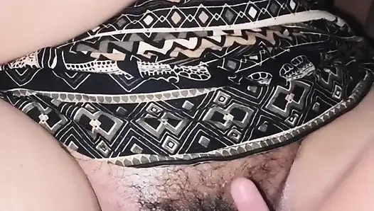 Stieftante annes behaarte muschi gefickt