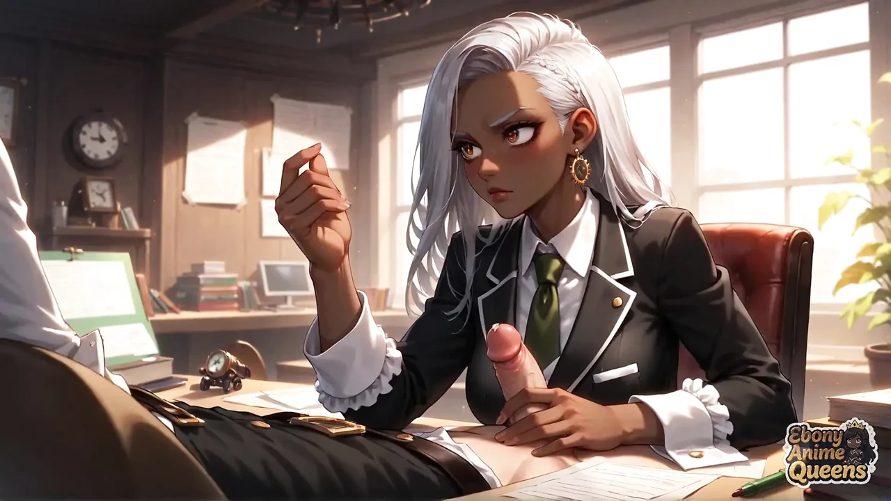 Sultry Ebony Conformity and Darkly Sweet Office Domination!