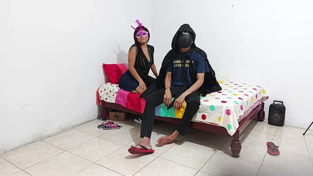 cuckold leaves and stays masturbating for each other