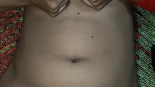 Solo girl showing her boobs