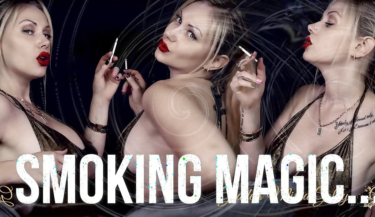 My cigarette smoke will envelop you in a magical cloud of relaxation and pleasure!
