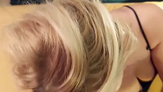 Mature Blonde Wife Enjoys Sex in Stockings