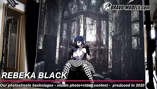 Pemotretan rebeka black 386-backstage - dewasa