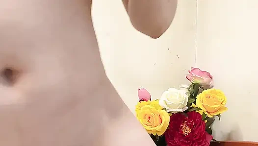 petite sexy amazing tiny asshole perfect body of hana and bush pussy