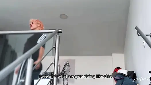 REAL ORGASM!! Delicious Scissors With My Roommate