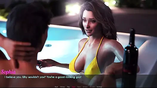 Awam sophia dan sam lagi asik ngentot hottub