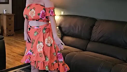 Watch what MOMMY likes to do when She is at Home Alone