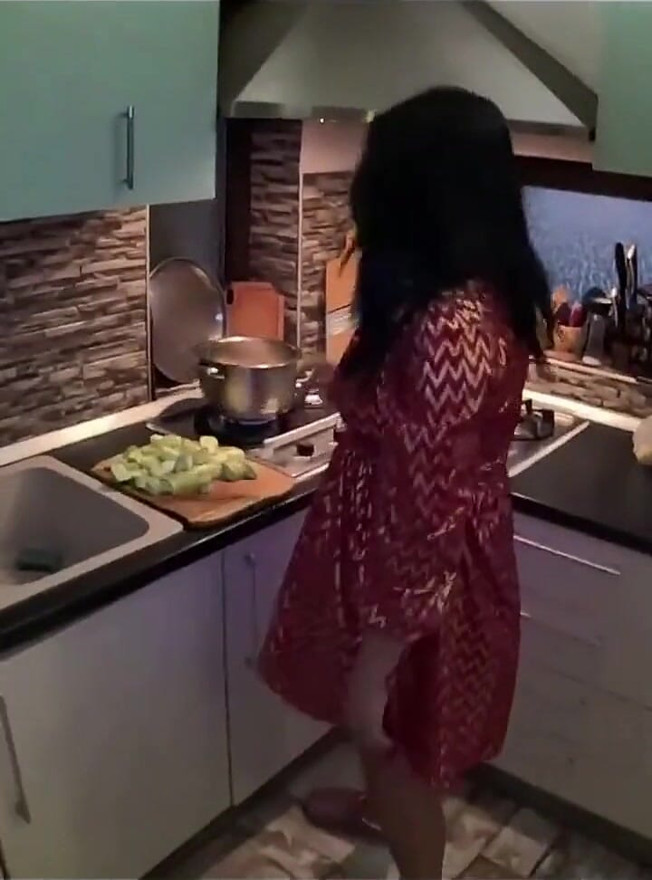 I Use My Virgin Neighbor While Cooking Humiliation, Control & Kitchen Cum Play